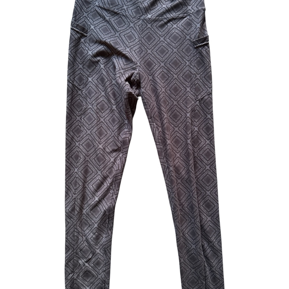Wolven Women’s Geometric Patterned Yoga Pants, size M
